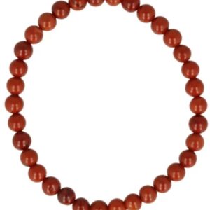 Jaspis rood kralen kinderarmbandje 4 mm