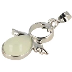 Beschermengel hanger los Jade Serpentijn - Mei