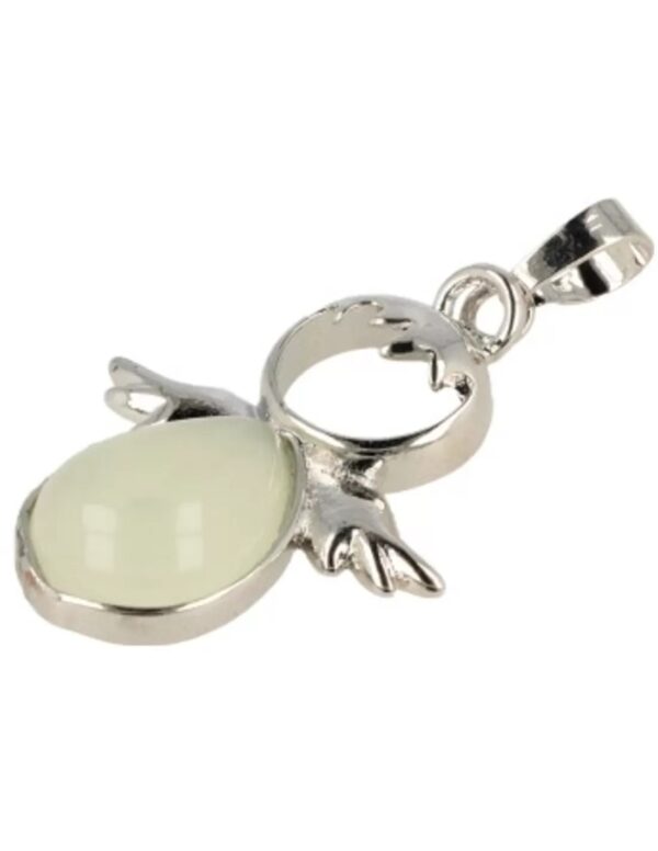 Beschermengel hanger los Jade Serpentijn - Mei