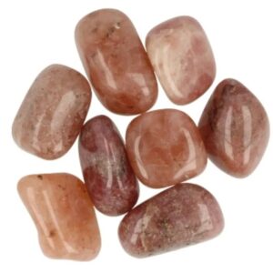 Aventurijn rood A 100 gr. trommelstenen (mt3)