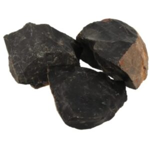 Onyx zwart ruwe brokjes, p/kg