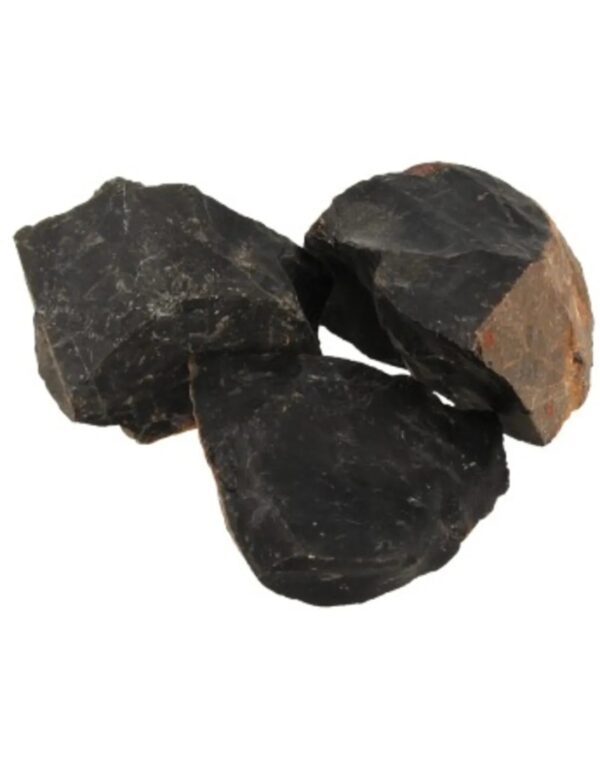 Onyx zwart ruwe brokjes, p/kg
