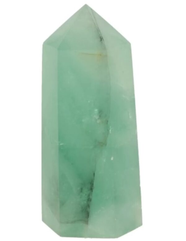 Fluoriet edelsteen punt 7-8 cm
