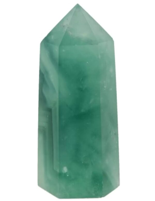 Fluoriet edelsteen punt 7-8 cm - Image 5
