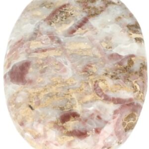 Calciet Strawberry handsteen
