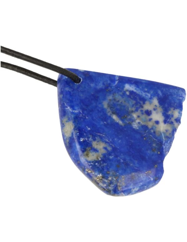 Doorboorde hanger Lapis half gepolijst - Image 3