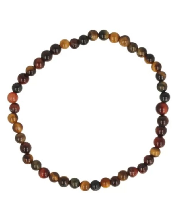 Katten/Tijger/Valkenoog kralenarmband 4 mm