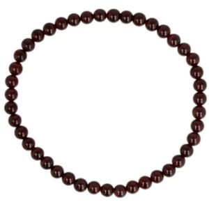 Granaat kralenarmband 4 mm