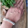 Howliet wit kralenarmband 4 mm - Image 2