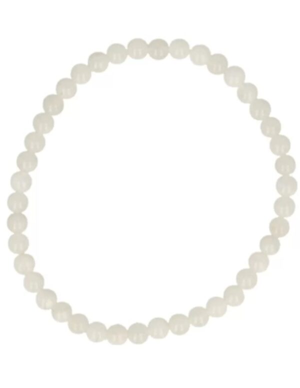 Maansteen regenboog kralenarmband 4 mm
