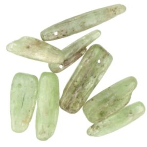 Kralen Kyaniet groen staafjes - 8 st.