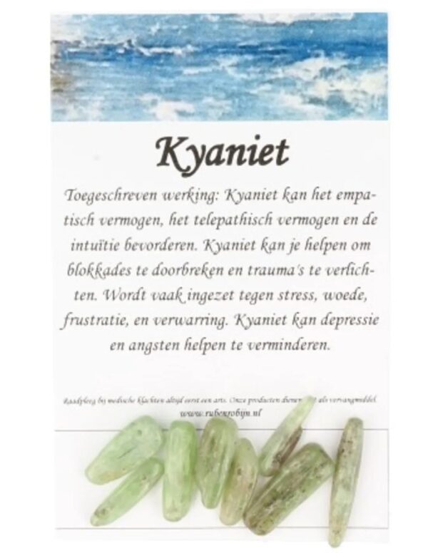 Kralen Kyaniet groen staafjes - 8 st. - Image 3