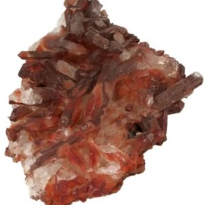 Bergkristal rood ruw 100-150 gram