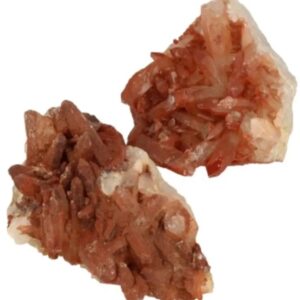 Bergkristal rood ruw 200-250 gram