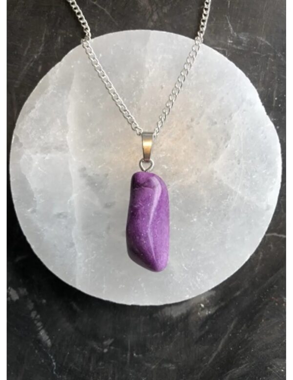 Edelsteenhanger Stichtiet met zilveren oogje - Image 4
