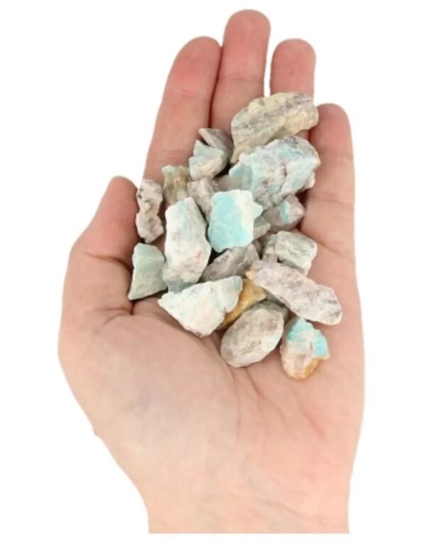 Amazoniet decostenen ruw in koker 750 gr. - Image 3
