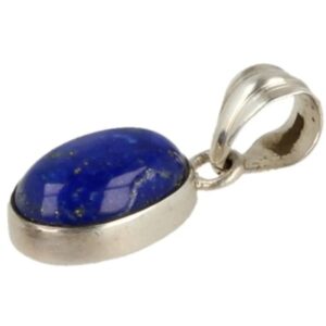 Lapis Lazulil hanger zilver ovaal