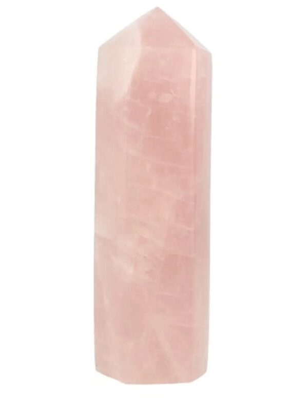 Roze kwarts punt 180-200 gram - Image 5