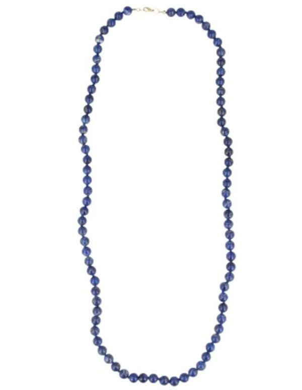 Lapis Lazuli 8mm kralen ketting 73 cm