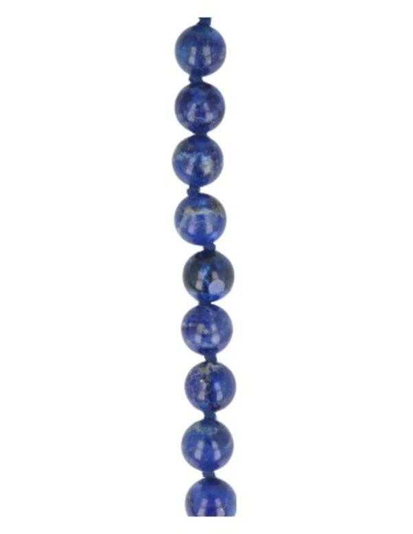 Lapis Lazuli 8mm kralen ketting 73 cm - Image 3
