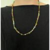 Ketting ovaal Toermalijn watermeloen 60 cm - Image 4