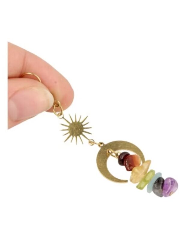 Chakra Star&Moon oorbellen - Image 3