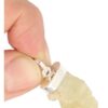 Brazilianiet hanger met zilveren kapje - Image 3