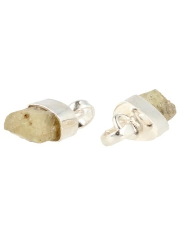 Chrysoberyl hanger met zilveren kapje - Image 5