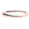 Edelsteen ketting Roze kwarts met zwart - Image 5