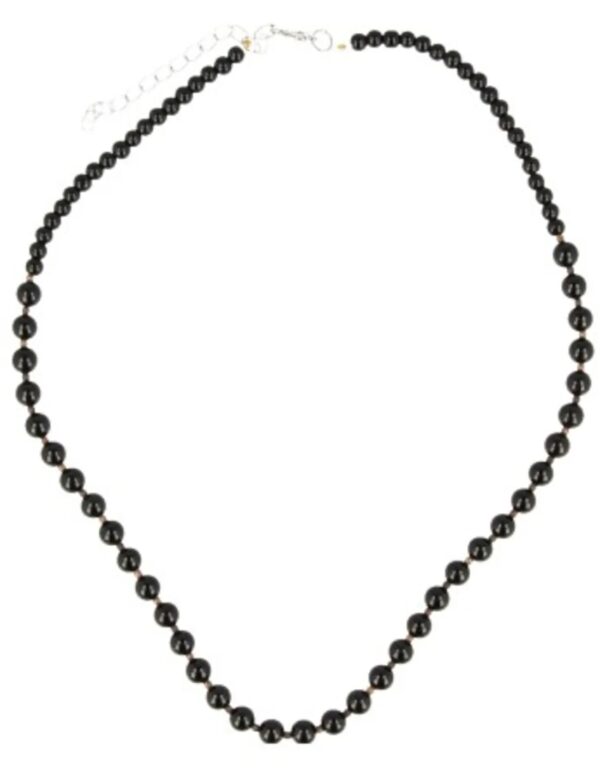 Edelsteen ketting Onyx met zwart