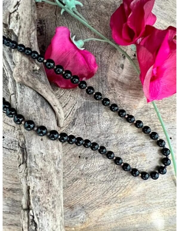 Edelsteen ketting Onyx met zwart - Image 2