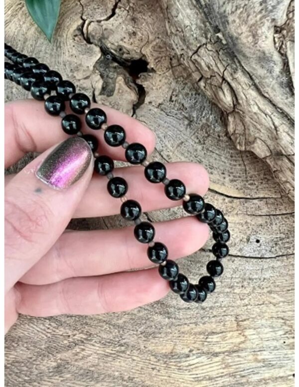 Edelsteen ketting Onyx met zwart - Image 4