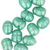 Kralen Parel 10 mm groen - 12 st. (bijgekleurd)