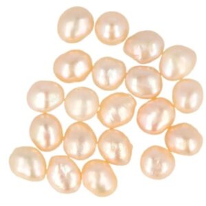 Kralen Parel 5 mm zalm - 20 st. (bijgekleurd)
