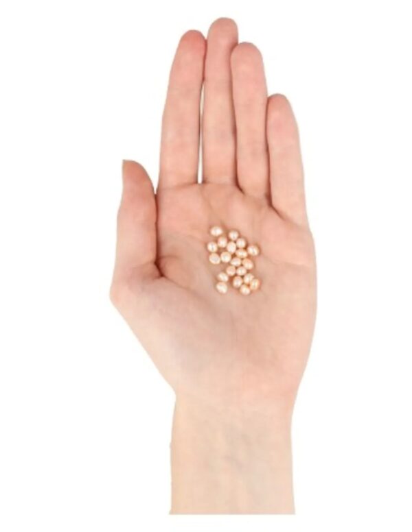 Kralen Parel 5 mm zalm - 20 st. (bijgekleurd) - Image 3