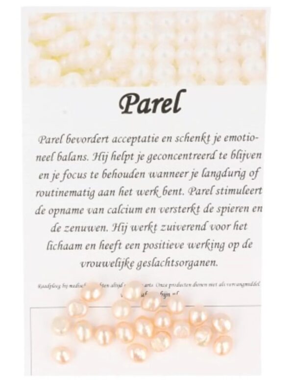 Kralen Parel 5 mm zalm - 20 st. (bijgekleurd) - Image 5