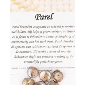 Parel disc bruin kralen - 6 st. (bijgekleurd)