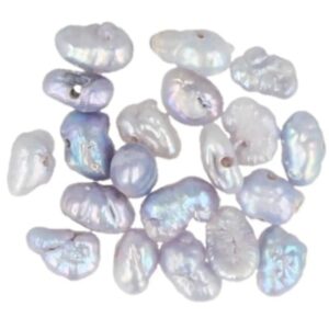 Kralen Parel blauw 3 mm - 20 st. (bijgekleurd)
