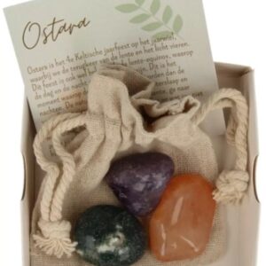 Ostara trommelsteen setje