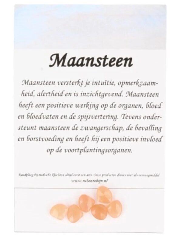 Maansteen oranje kralen druppel facet - 6 st.