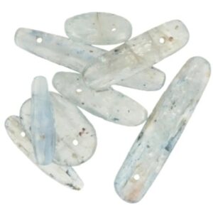 Kralen Kyaniet blauw staafjes - 8 st.