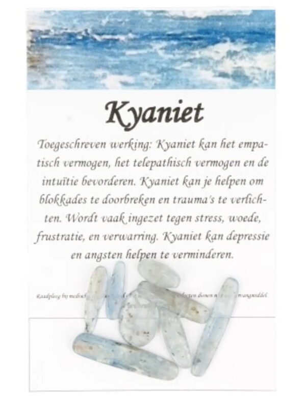 Kralen Kyaniet blauw staafjes - 8 st. - Image 5