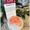 Koraal split oranje kralen streng (imitatie) - Image 7