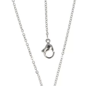 Ketting ankerschakel 1,6 mm 40 cm verzilverd