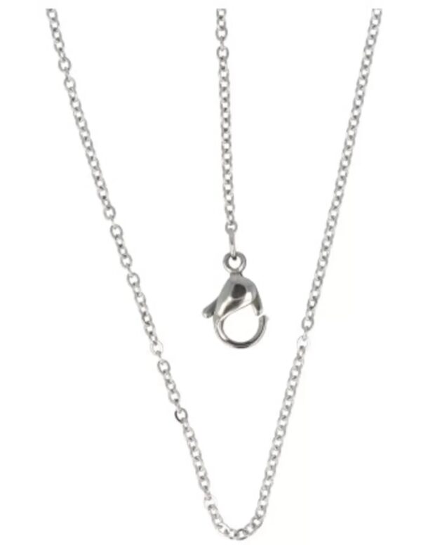 Ketting ankerschakel 1,6 mm 40 cm verzilverd