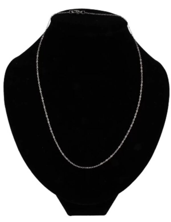 Ketting ankerschakel 1,6 mm 40 cm verzilverd - Image 3