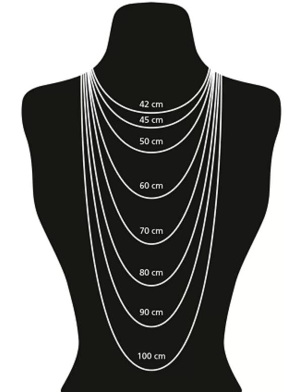 Ketting ankerschakel 1,6 mm 40 cm verzilverd - Image 4