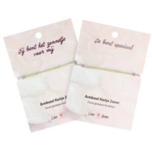 Peridoot hartje zomer armband - Love Gems