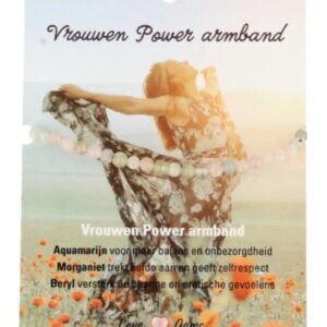 Vrouwen power armband kralen 4 mm - Love Gems
