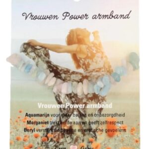 Vrouwen power armband split - Love Gems
